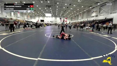 99 lbs Cons. Semi - Salvatore Franco, VHW Club vs Jake Ruiz, Carmel Youth Wrestling Club