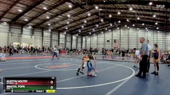 74 lbs Semis - R1 Wb - Austyn Holtry, PA West vs Bristol Pope, KISZ