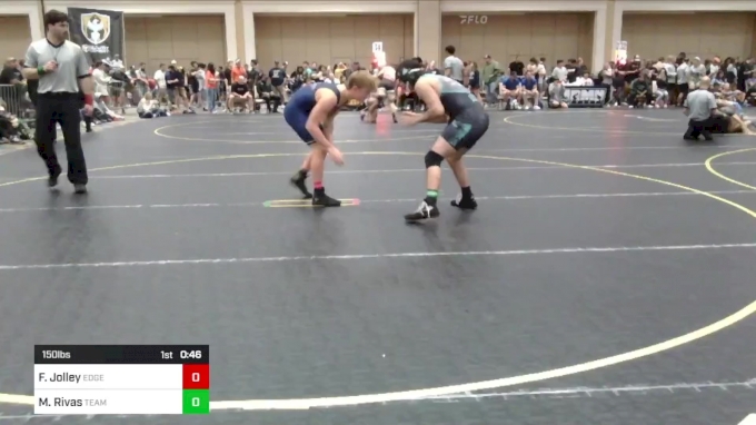 150 lbs Consi Of 64 #2 - Fisher Jolley, Edge WC vs Matthew Rivas, Team ...