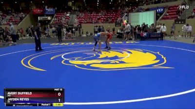 92 lbs Cons. Semi - Avery Duffield, MO vs Jayden Reyes, KS