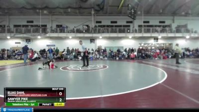 53 lbs Cons. Round 2 - Elias Dahl, Vincennes Grapplers Wrestling Club vs Sawyer Pike, Region Wrestling Academy