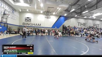 116 lbs Champ. Round 2 - Jacob La Notte, Wasatch Wrestling Club vs Kixten Barney, Uintah