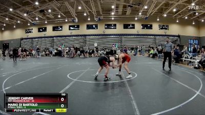 110 lbs Round 2 (4 Team) - Jeremy Carver, Mat Assassins Black vs Mario Di Bartolo, PitBull Terps