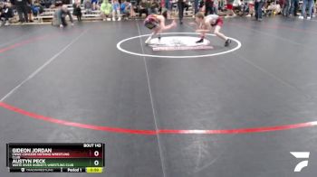 77 lbs Round 3 - Austyn Peck, White River Hornets Wrestling Club vs Gideon Jordan, CNWC Concede Nothing Wrestling Club