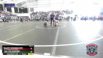 70 lbs Cons. Round 2 - Treyton Crabtree, Open Mats Wrestling Club vs Elliott Steinkirchner, SlyFox Wrestling Academy