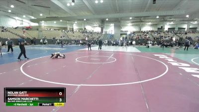 60 lbs Quarterfinal - Samson Marchetti, Big Red Wrestling Club vs Nolan Gatt, Backyard Brawlers