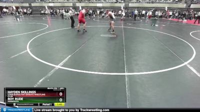 285 lbs Round 4 - Hayden Skillings, Coon Rapids Mat Bandits Wrestling Club vs Roy Rude, Minnesota