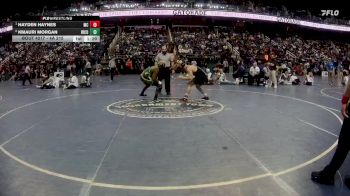 4A 215 lbs Quarterfinal - Hayden Haynes, McDowell High School vs Kmauri Morgan, Richmond County