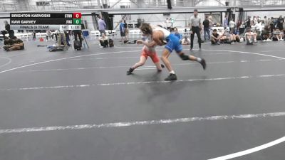 144 lbs Finals (8 Team) - Kavi Garvey, JV All Stars vs Brighton Karvoski, CTWHALE ORCA