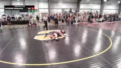 125 lbs Champ. Round 2 - Destiny Paulson, Cheyenne East vs Catherine Hendricks, Torrington