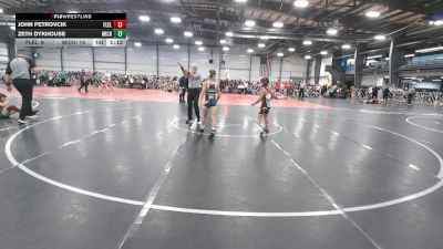 68 lbs Round 4 - 1:30pm Friday - Zeth Dykhouse, Team Michigan vs John Petrovcik, Florida Elite