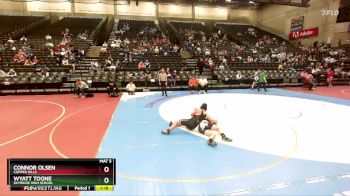 168 lbs Champ. Round 1 - Connor Olsen, Copper Hills vs Wyatt Toone, Skyridge High School