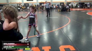 PW-1 lbs Cons. Round 1 - Ariya Barrera, CPU Storm Wrestling Club vs Logan Dillon, Hammerin Hawks