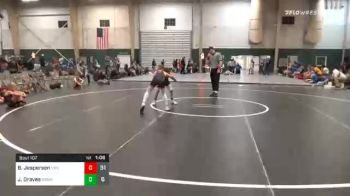 90 lbs Prelims - Boone Jespersen, Valentine Wrestling Club vs Jaxsen Draves, GI Grapplers Purple