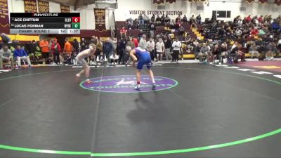 106 lbs Champ. Round 3 - Ace Chittum, Cleveland vs Lucas Forman, Wyoming Seminary (PA)