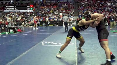 1A-175 lbs Quarterfinal - Lane Mitchell, Lawton-Bronson vs Mason Hoyt, Iowa Valley, Marengo