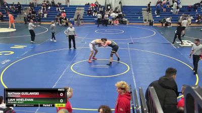 215 lbs Cons. Round 2 - Nathan Guslawski, Tonawanda vs Liam Whelehan, Mcquaid Jesuit