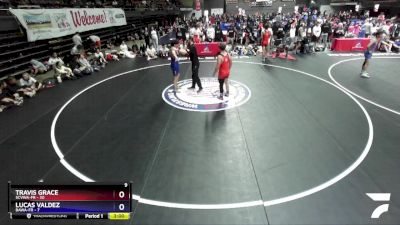 165 lbs Round 3 (16 Team) - Travis Grace, SCVWA-FR vs Lucas Valdez, BAWA-FR