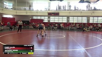 197 lbs Cons. Round 5 - Casey Allen, Springfield vs Anthony Mears, Southern Maine