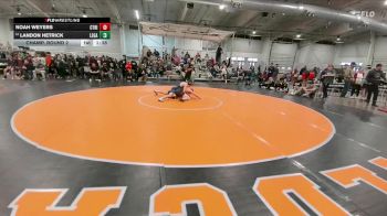 150 lbs Champ. Round 2 - Noah Weyers, Centauri vs Landon Hetrick, Legacy