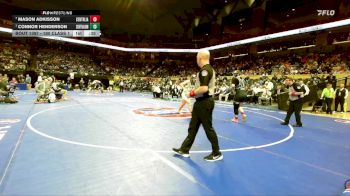 190 Class 1 lbs 5th Place Match - Connor Henderson, Central (New Madrid County) vs Mason Adkisson, Centralia
