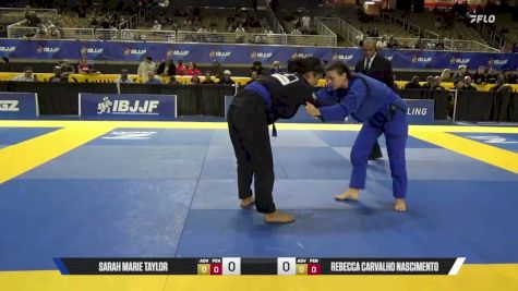 Rebecca Carvalho Nascimento vs Sarah Marie Taylor 2026 Pan Jiu Jitsu IBJJF Championship