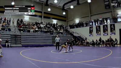 125 lbs Quarterfinals (8 Team) - Vanessa Lofton, Carrollton vs Maddison Jones, Shiloh