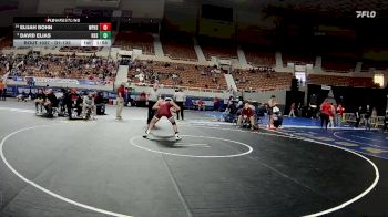 D1-132 lbs Champ. Round 1 - David Elias, Kofa High School vs Elijah Bohn, West Point High School