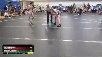 100 lbs Round 2 (8 Team) - Owen Dluhos, Young Guns vs Keagan Mesina, Florida Scorpions Gold