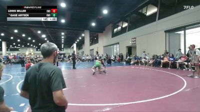 144 lbs Champ. Round 3 - Gage Ahysen, Raider Wrestling Club vs Lewis Miller, Stronghold Wrestling Club