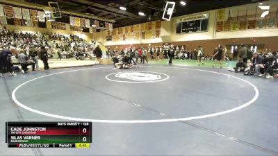 126 lbs Cons. Round 6 - Silas Varner, Bakersfield vs Cade Johnston, Tri City Christian