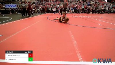 64 lbs Rr Rnd 2 - Connor Millermon, Grover Rains Wrestling Club vs Everett Green, Perry Wrestling Academy