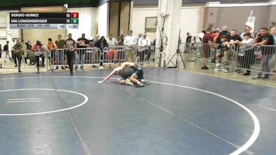 150 lbs Consi Of 64 #1 - Sergio Gomez, CA vs Ian Longenberger, PA