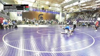 126 lbs Champ. Round 1 - Darryn Rossiter, Butte vs Cole Armstrong, Coeur D Alene