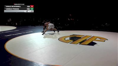 215 lbs Final - Khale McDonnell, Fountain Valley (SS) vs Angelo Posada, Poway (SD)