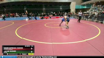 132 lbs Cons. Round 1 - David Estrada Chavez, Spanish Springs vs Jacob Hughes, Kelso