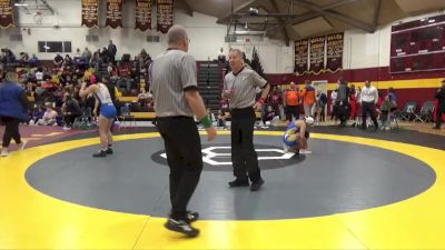 125 lbs Cons. Semi - Yunuen Ayala, Canon-McMillan vs Liberty Johnson, Clermont Northeastern HS