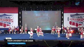 Miami University Club Cheer [2025 Cheer Spirit Rally Division IA Finals] 2025 NCA & NDA College Nationals