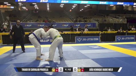 João Henrique Badke Melo vs Thiago De Carvalho Pradella 2026 Pan Jiu Jitsu IBJJF Championship