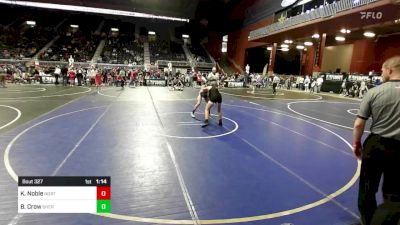 137 lbs Final - Kolby Noble, North Montana WC vs Braxten Crow, Sheridan WC