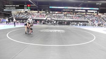 110 lbs Champ. Round 1 - Marlene San Juan, Kansas City-Turner HS vs Aaida Brown, Hutchinson HS