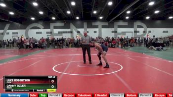 126 lbs Quarterfinal - Luke Robertson, EVER vs Danny Sizler, WGHS