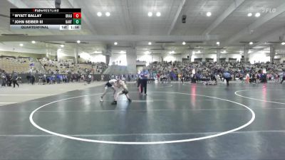 75 lbs Quarterfinal - John Seiber Iii, White Buffalo Wrestling Academy vs Wyatt Ballay, McMinn Tribe