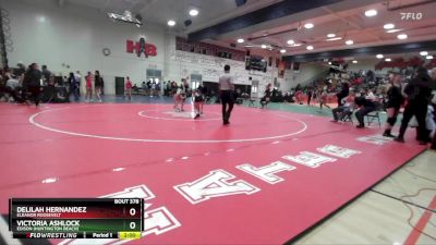 105 lbs Champ. Round 3 - Victoria Ashlock, Edison (Huntington Beach) vs Delilah Hernandez, Eleanor Roosevelt