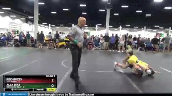 98 lbs Round 2 (8 Team) - Reid Buzby, Yale Street vs Alex Diaz, Iron Horse Gray