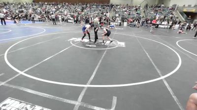 98 lbs Round Of 16 - Gage Bullard, Yuba Sutter Combat vs David Rials, Spanish Springs WC