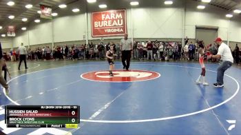 53 lbs Cons. Round 2 - Brock Lyons, Great Neck Wrestling Club vs Hussien Salad, Annandale Mat Rats Wrestling C