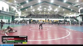 140 lbs Quarterfinal - Lucas Martinez, East Valley vs Seth Agenbroad, Vallivue