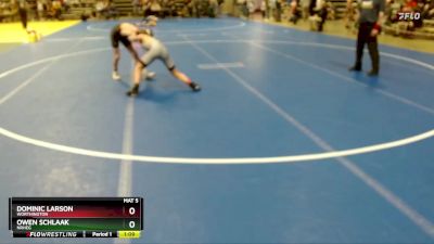 100 lbs Cons. Round 3 - Dominic Larson, Worthington vs Owen Schlaak, NRHEG