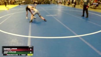 100 lbs Cons. Round 3 - Dominic Larson, Worthington vs Owen Schlaak, NRHEG